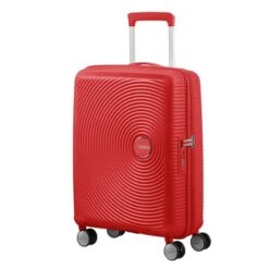 American Tourister Soundbox Spinner 55 Expandable Coral Red -Samsonit Koffers Winkel image 1100