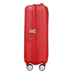 American Tourister Soundbox Spinner 55 Expandable Coral Red -Samsonit Koffers Winkel image 1102