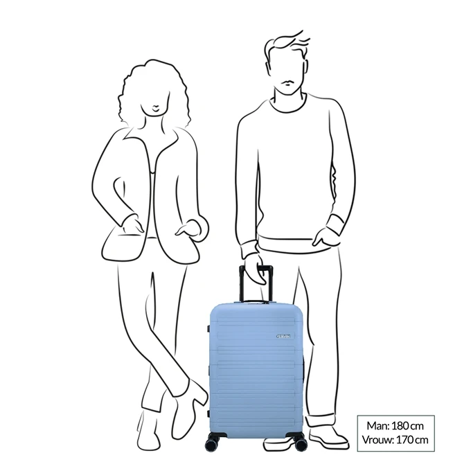 American Tourister Novastream Spinner 67 Exp Soft Pink 4 American Tourister Novastream Spinner 67 Exp Soft Pink - Afbeelding 2