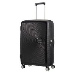 American Tourister Soundbox Spinner 77 Expandable Bass Black -Samsonit Koffers Winkel image 1285