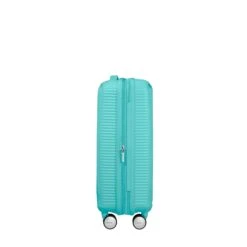 American Tourister Soundbox Spinner 55 Expandable Poolside Blue -Samsonit Koffers Winkel image 1472