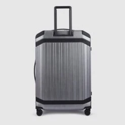 Piquadro PQ-Light Premium Big Size Spinner 75 Grey-black -Samsonit Koffers Winkel image 1606
