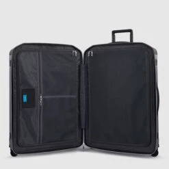 Piquadro PQ-Light Premium Big Size Spinner 75 Grey-black -Samsonit Koffers Winkel image 1608