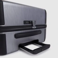 Piquadro PQ-Light Premium Big Size Spinner 75 Grey-black -Samsonit Koffers Winkel image 1609