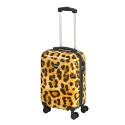 Princess Traveller Animal Print Cabin Trolley Leopard II