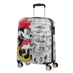 American Tourister Wavebreaker Disney Spinner 55 Minnie Comics White -Samsonit Koffers Winkel image 1847
