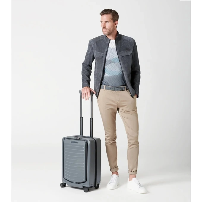 Porsche Design Roadster Hardcase 4W Trolley S Business Shiny Black 4 Porsche Design Roadster Hardcase 4W Trolley S Business Shiny Black - Afbeelding 2