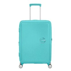 American Tourister Soundbox Spinner 67 Expandable Poolside Blue