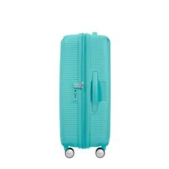 American Tourister Soundbox Spinner 67 Expandable Poolside Blue -Samsonit Koffers Winkel image 2372