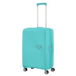 American Tourister Soundbox Spinner 67 Expandable Poolside Blue -Samsonit Koffers Winkel image 2373