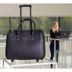 Olivia Lauren College Business Trolley Zwart -Samsonit Koffers Winkel image 2521