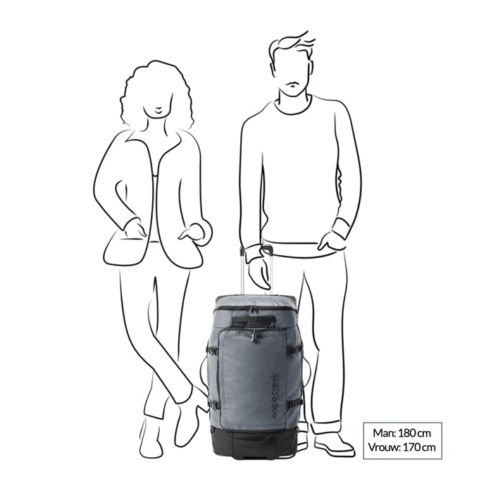 Eagle Creek Cargo Hauler XT Wheeled Duffel 90L/29" Glacier Blue 4 Eagle Creek Cargo Hauler XT Wheeled Duffel 90L/29" Glacier Blue - Afbeelding 2