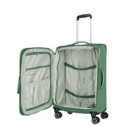 Travelite Miigo 4 Wheel Trolley M Expandable Green -Samsonit Koffers Winkel image 407
