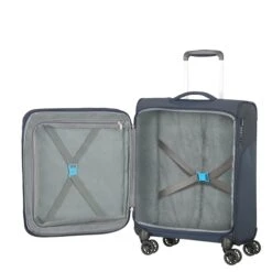 American Tourister Summerfunk Spinner 55 Expandable Navy -Samsonit Koffers Winkel image 471