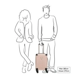 Guess Wilder 18 In 8-Wheeler Light Rose Logo -Samsonit Koffers Winkel image 514