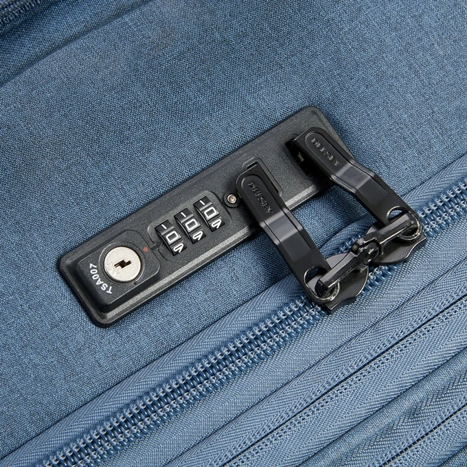 Delsey Maubert 2.0 Large Trolley 4-Wheel Expandable 80 Blue 13 Delsey Maubert 2.0 Large Trolley 4-Wheel Expandable 80 Blue - Afbeelding 11