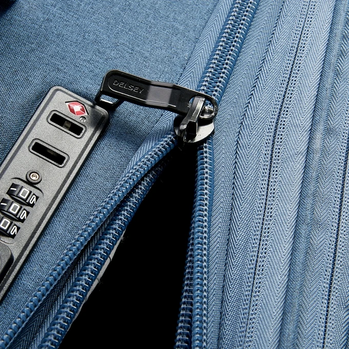 Delsey Maubert 2.0 Large Trolley 4-Wheel Expandable 80 Blue 14 Delsey Maubert 2.0 Large Trolley 4-Wheel Expandable 80 Blue - Afbeelding 12