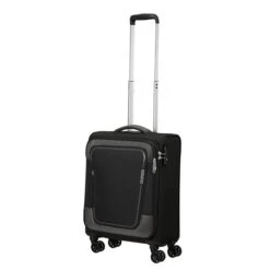 American Tourister Pulsonic Spinner 55 EXP Asphalt Black -Samsonit Koffers Winkel image 876