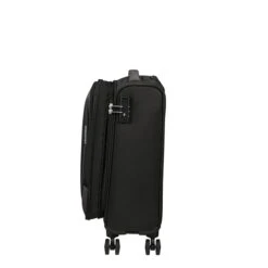 American Tourister Pulsonic Spinner 55 EXP Asphalt Black -Samsonit Koffers Winkel image 879