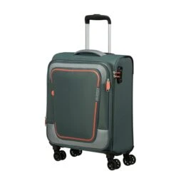 American Tourister Pulsonic Spinner 55 EXP Dark Forest -Samsonit Koffers Winkel image 912